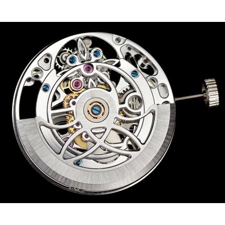 Hangzhou 3D53E Asian Skeleton Automatic Tourbillion Watch Movement